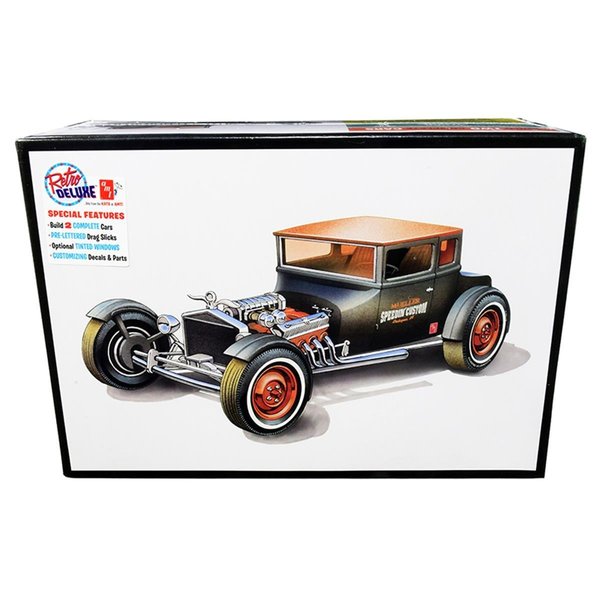 Amt Skill 2 Model Kit 1925 Ford Model T Chopped Set of 2 Pieces 1 by 25 Scale Model AMT1167